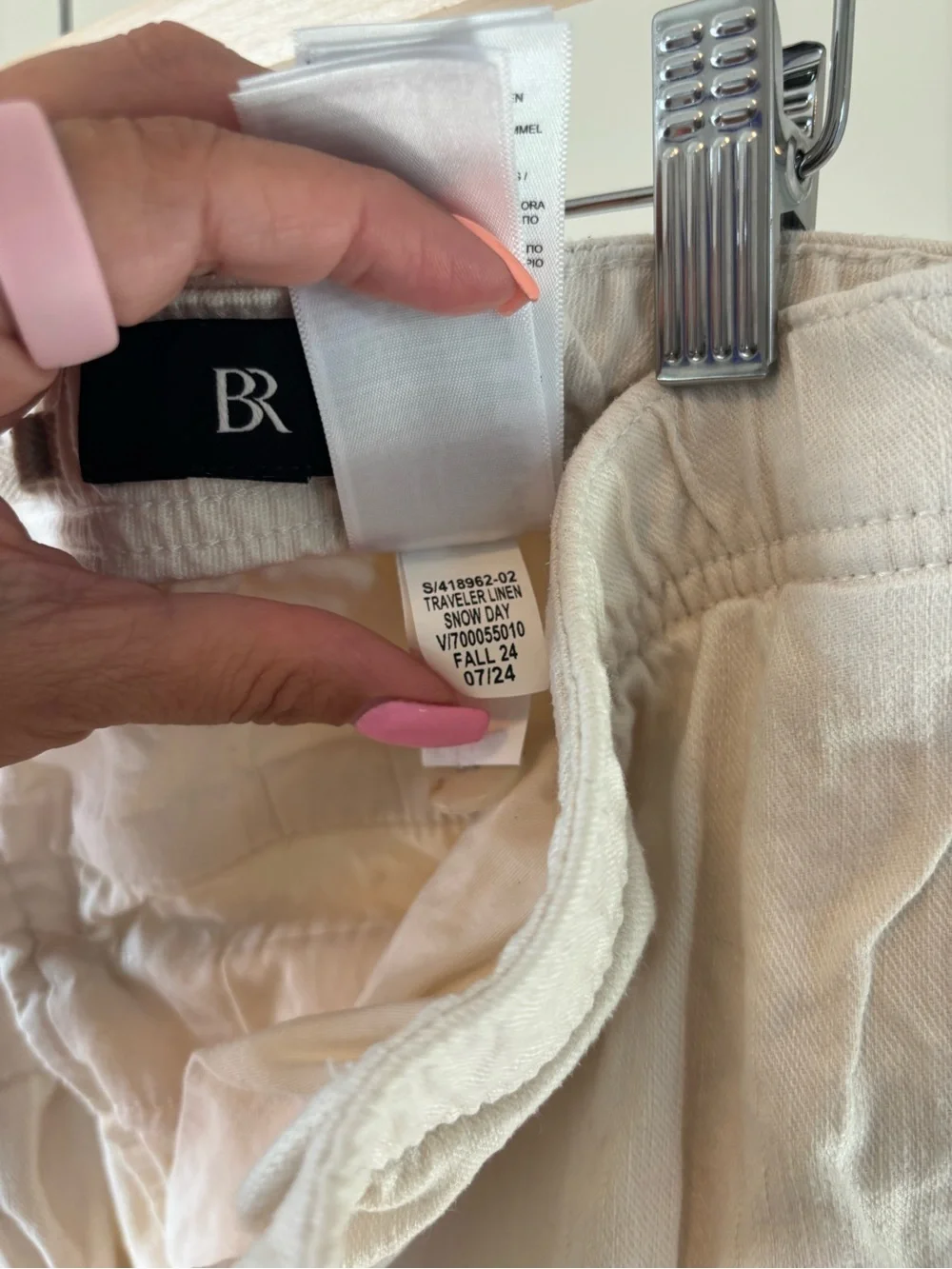 Banana Republic Traveler Linen Snow Day Pants | linen & cotton | 32x30